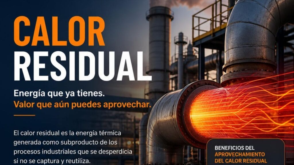 Recuperación de calor residual (Waste Heat Recovery) en procesos industriales